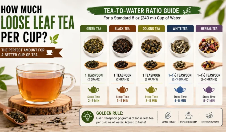 How Much Loose Leaf Tea Per Cup