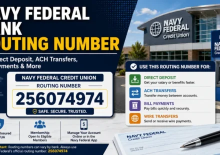 navy federal bank routing number