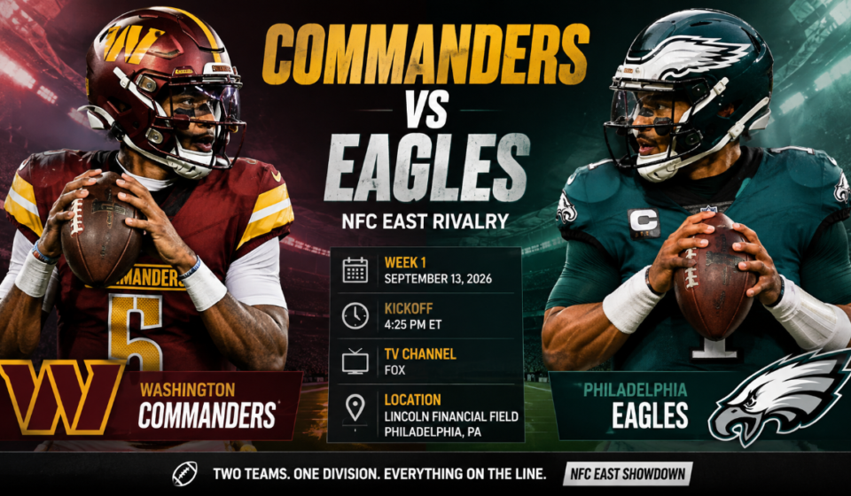 Commanders vs Eagles