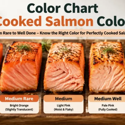 Color Chart Cooked Salmon Color